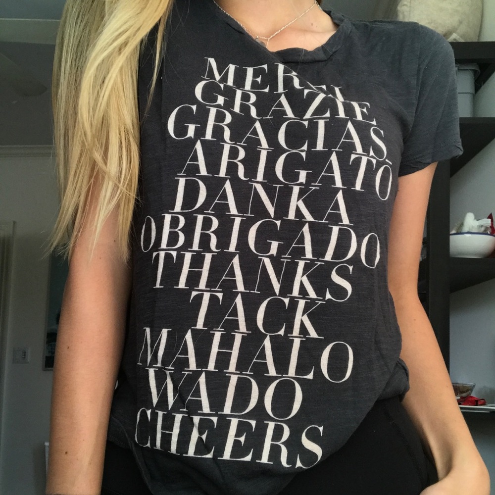 J. Crew text top
